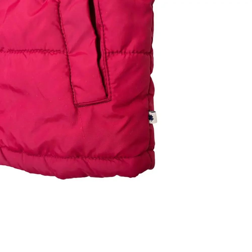 Lucky Brand Red Gray Winter Jacket Sz 6 Boys